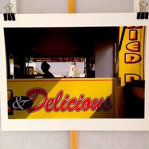 Fine Art Photography Print, “Food Cart 2”, 11X8.5